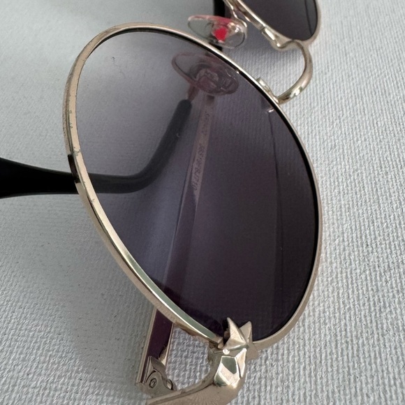 BETSEY JOHNSON SUNGLASSES AVIATOR BJ710 - Picture 8 of 12